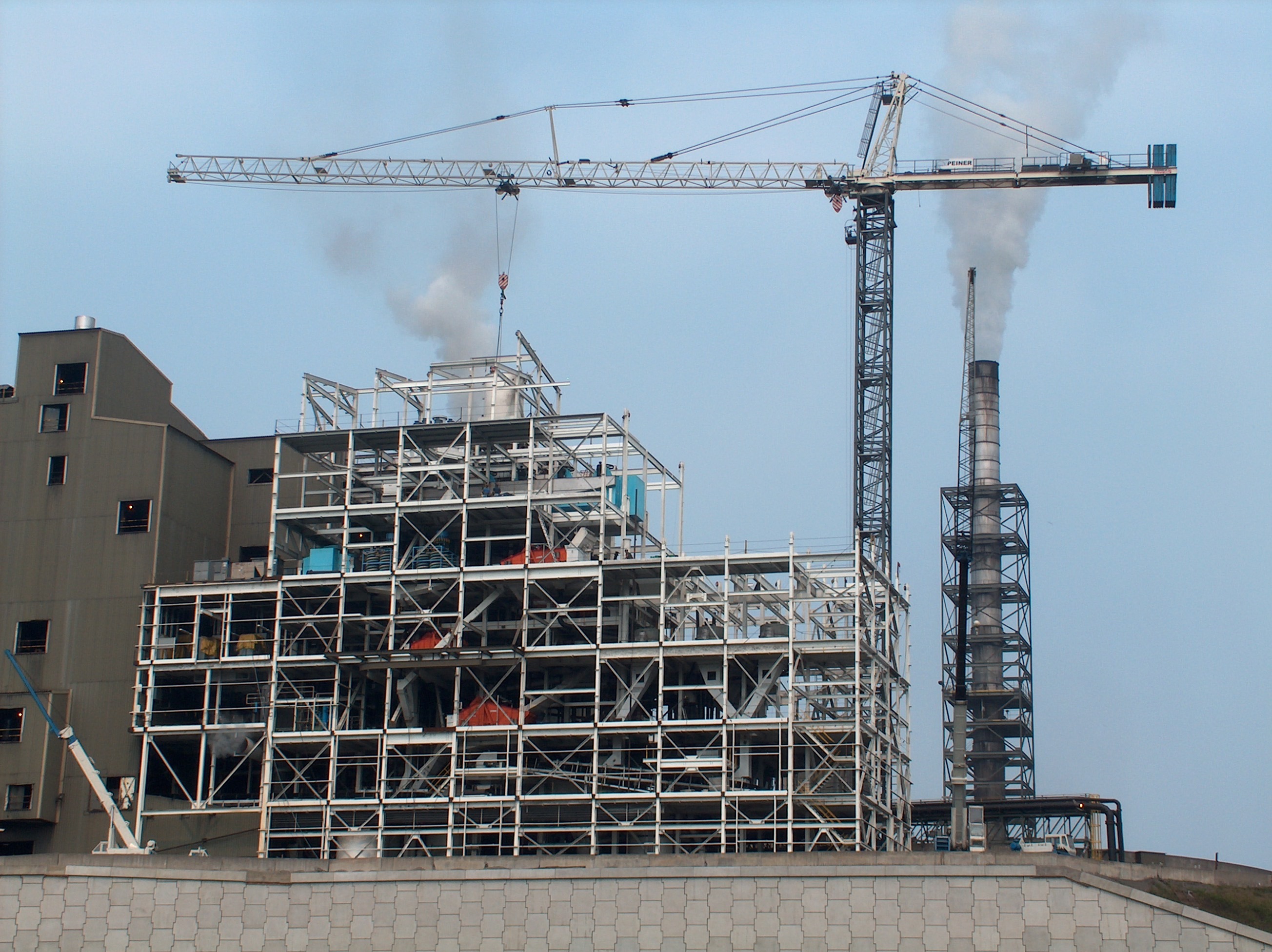Steel Fabrication at A Coal Processing Plant